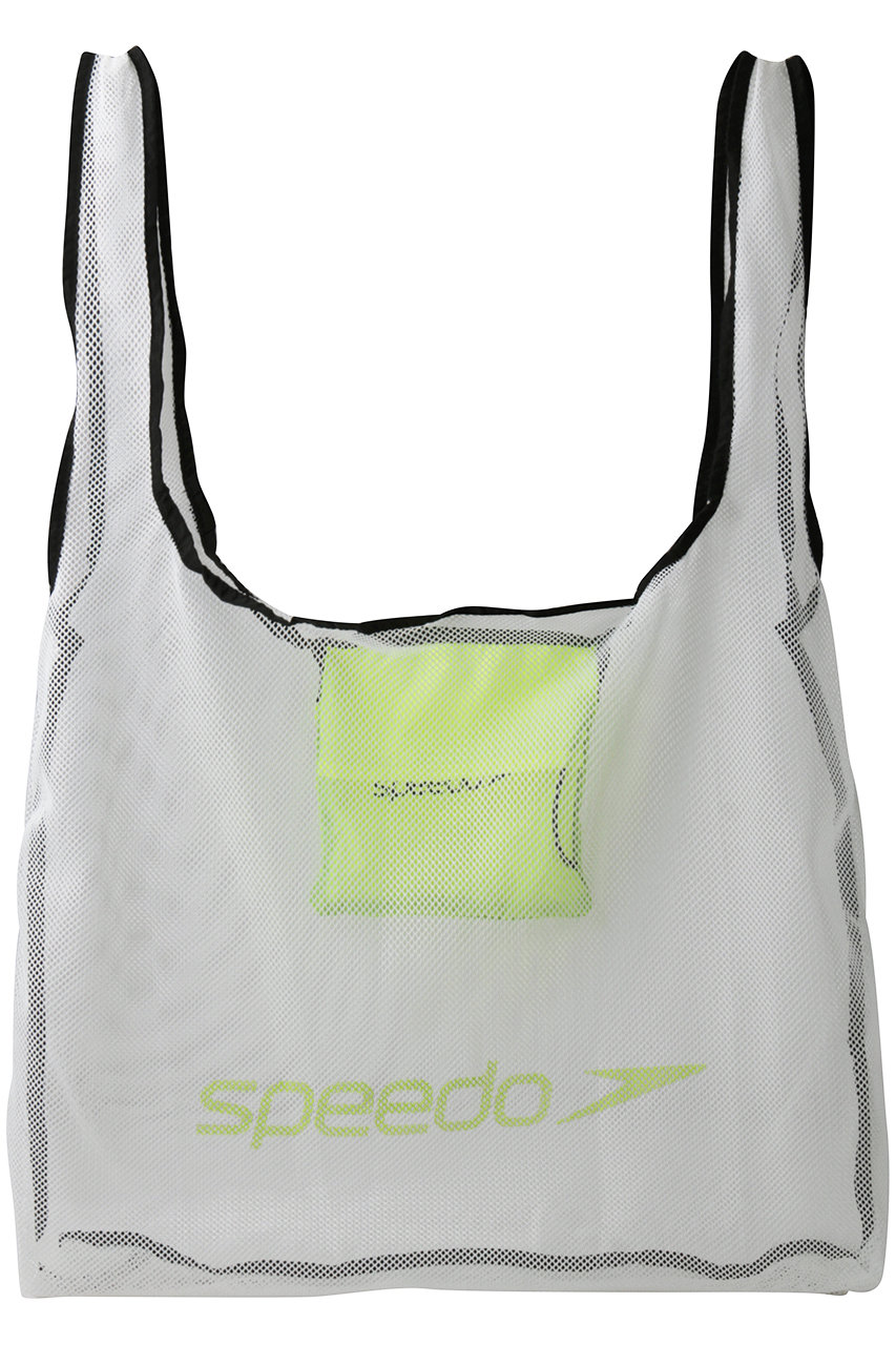 スピード/Speedoの【UNISEX】エスピーポケットメッシュバッグ(ホワイト/SE22620)
