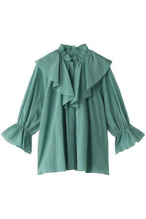 ランバン オン ブルー/LANVIN en Bleuのフリルカラーブラウス