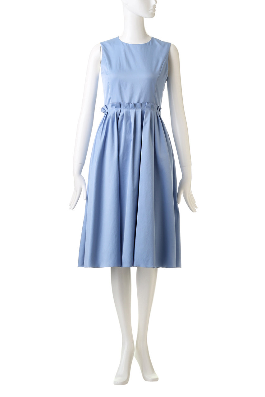 Lanvin En Bleu ランバン オン ブルー バイカラータフタワンピース ブルー の通販 Elleshop エル ショップ