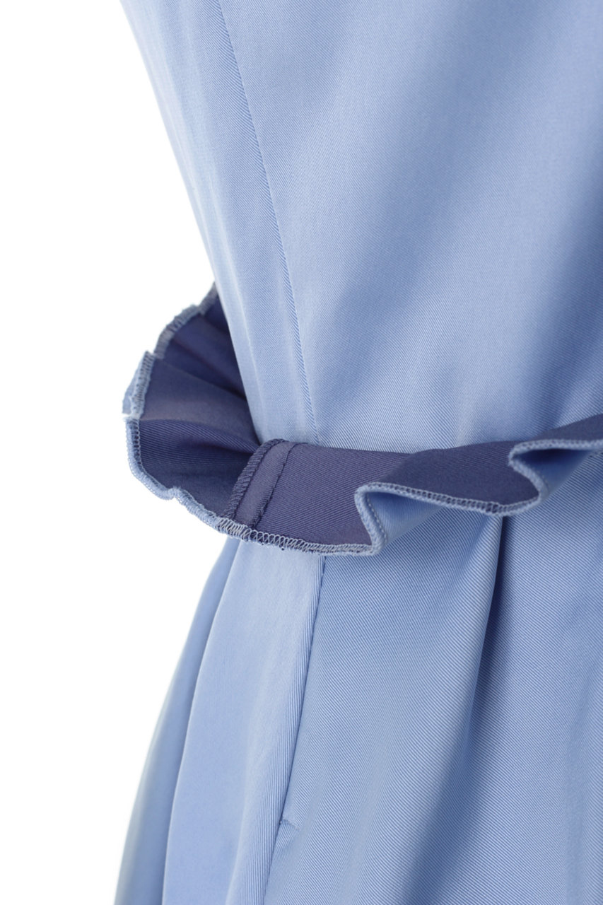 Lanvin En Bleu ランバン オン ブルー バイカラータフタワンピース ブルー の通販 Elleshop エル ショップ