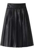 フェイクレザープリーツスカート