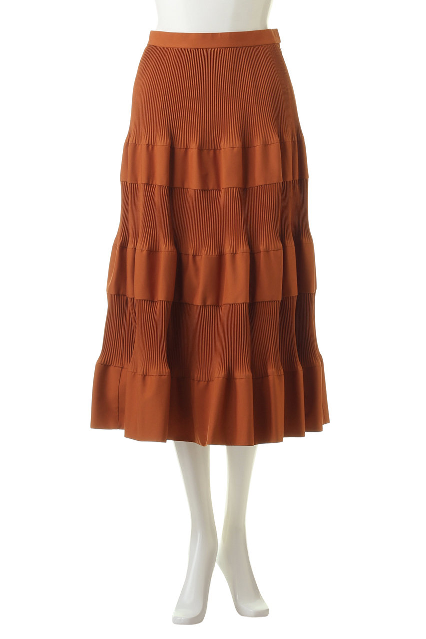 最新の激安 ランバンオンブルー M 濃紺オーバースカート ランバン オン ブルー