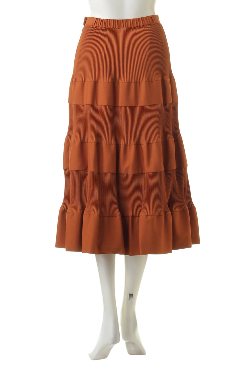 最新の激安 ランバンオンブルー M 濃紺オーバースカート ランバン オン ブルー