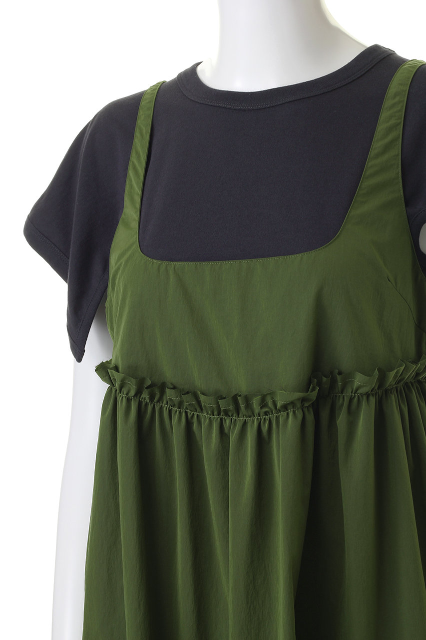 日用品の通販なら ランバン ワンピース インナーキャミソールつき ひざ丈ワンピース