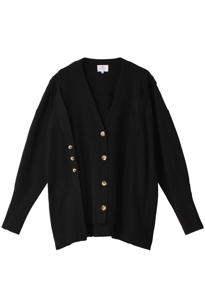 LANVIN en Bleu マルチウェイニットカーディガン (ブラック, 38) ランバン オン ブルー ELLE SHOP LANVIN en Bleu マルチウェイニットカーディガン (ブラック, 38) ランバン オン ブルー ELLE SHOP