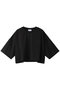 クロップドワンポイントロゴT ランバン オン ブルー/LANVIN en Bleu ブラック