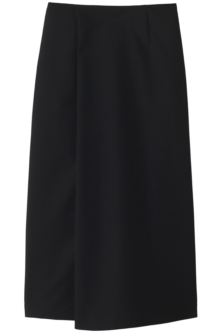 LANVIN en Bleu ライトダブルクロスIラインスカート (ブラック, 38) ランバン オン ブルー ELLE SHOP LANVIN en Bleu ライトダブルクロスIラインスカート (ブラック, 38) ランバン オン ブルー ELLE SHOP