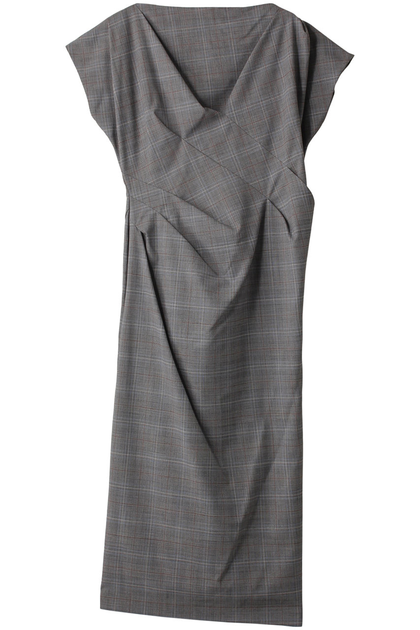 LANVIN en Bleu オープンバックレディワンピース (グレー, 38) ランバン オン ブルー ELLE SHOP LANVIN en Bleu オープンバックレディワンピース (グレー, 38) ランバン オン ブルー ELLE SHOP
