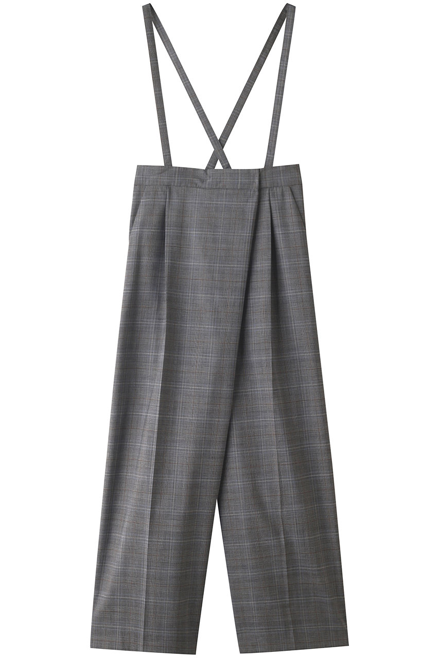 LANVIN en Bleu ライトウールタックワイドパンツ (グレー, 38) ランバン オン ブルー ELLE SHOP LANVIN en Bleu ライトウールタックワイドパンツ (グレー, 38) ランバン オン ブルー ELLE SHOP