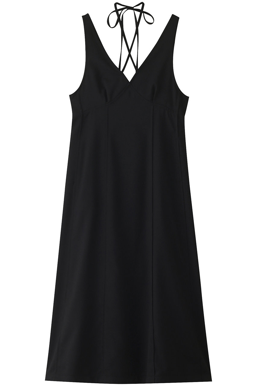 LANVIN en Bleu メランジウールキャミソールワンピース (ブラック, 36) ランバン オン ブルー ELLE SHOP LANVIN en Bleu メランジウールキャミソールワンピース (ブラック, 36) ランバン オン ブルー ELLE SHOP