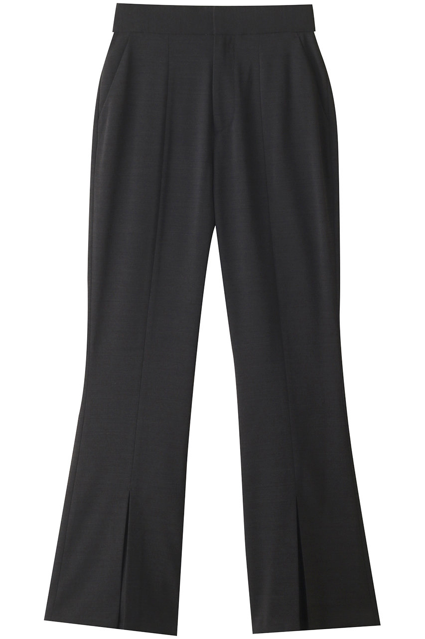 LANVIN en Bleu ウールツイルスリットフレアパンツ (グレー, 36) ランバン オン ブルー ELLE SHOP LANVIN en Bleu ウールツイルスリットフレアパンツ (グレー, 36) ランバン オン ブルー ELLE SHOP
