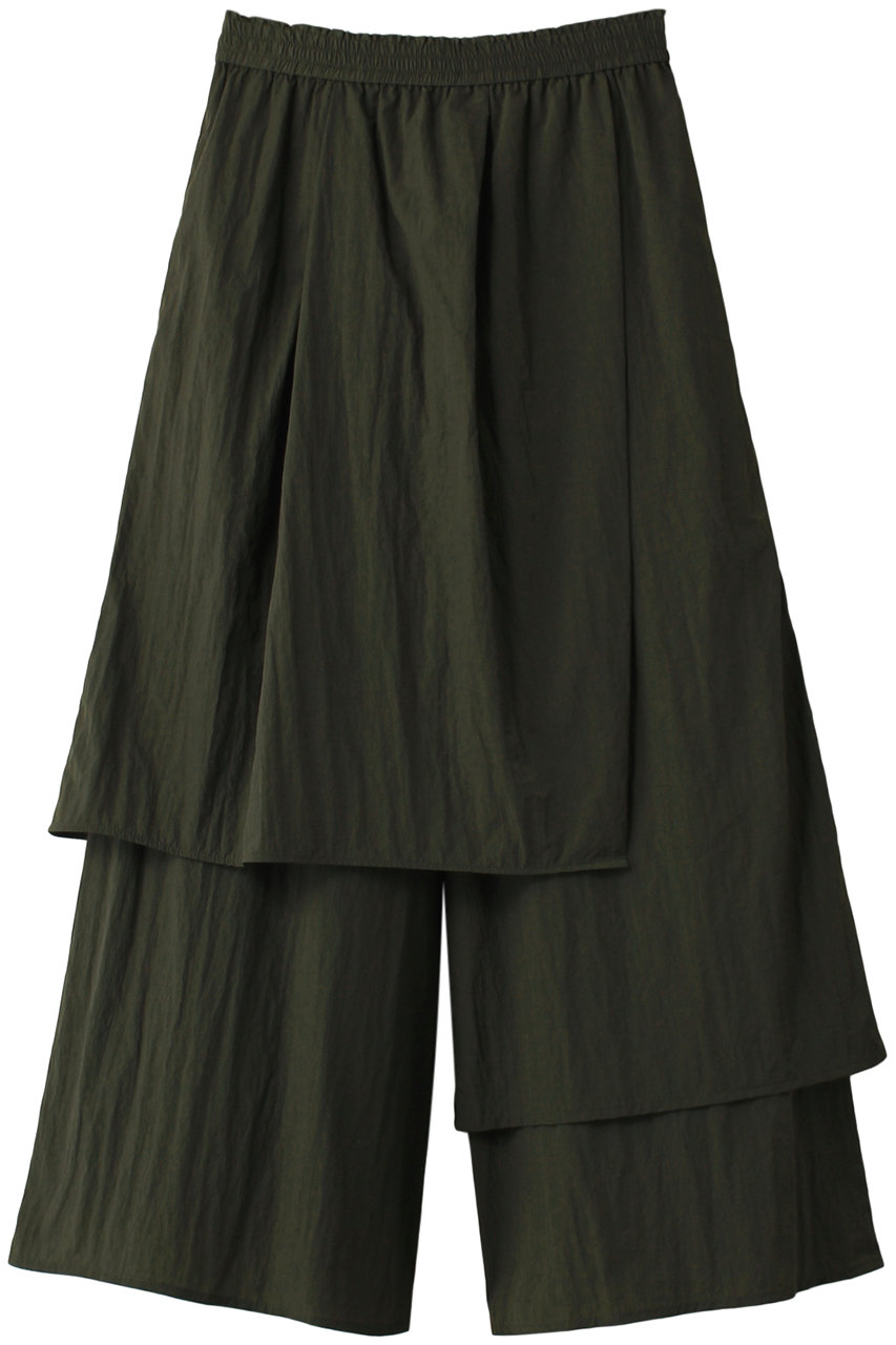 LANVIN en Bleu 速乾ナイロンレイヤードパンツ (カーキ, 38) ランバン オン ブルー ELLE SHOP LANVIN en Bleu 速乾ナイロンレイヤードパンツ (カーキ, 38) ランバン オン ブルー ELLE SHOP