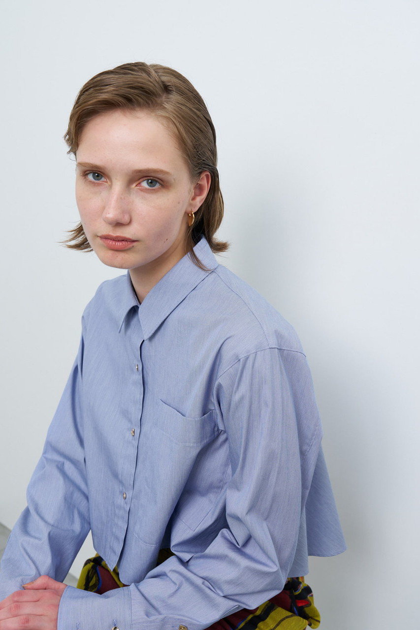 LANVIN en Bleu(ランバン オン ブルー)｜ハート釦バックフレア 