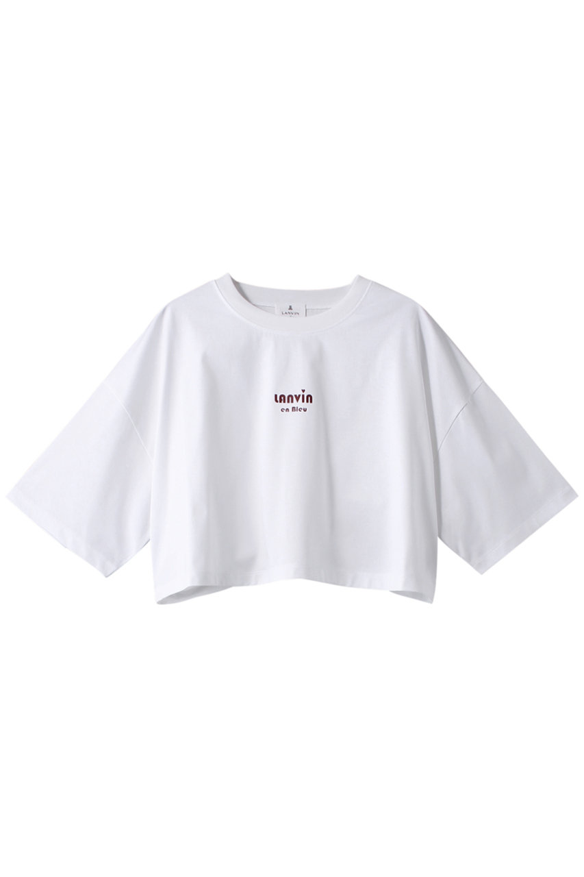 クロップドワンポイントプリントＴシャツ