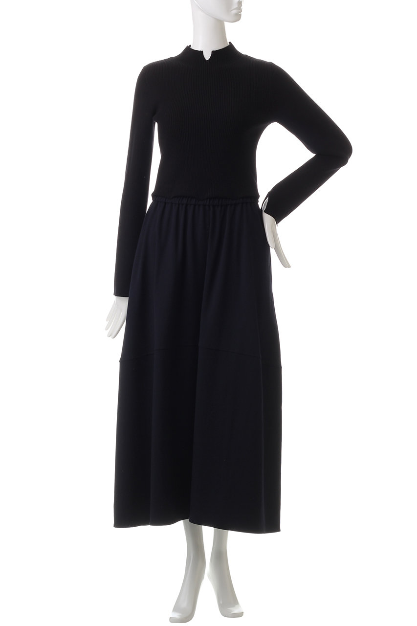 LANVIN en Bleu(ランバン オン ブルー)｜コクーンスカートニットコンビ 