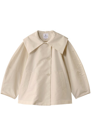 ランバン オン ブルー/LANVIN en Bleuのビッグカラーライトタフタミドルコート(110900/110903)