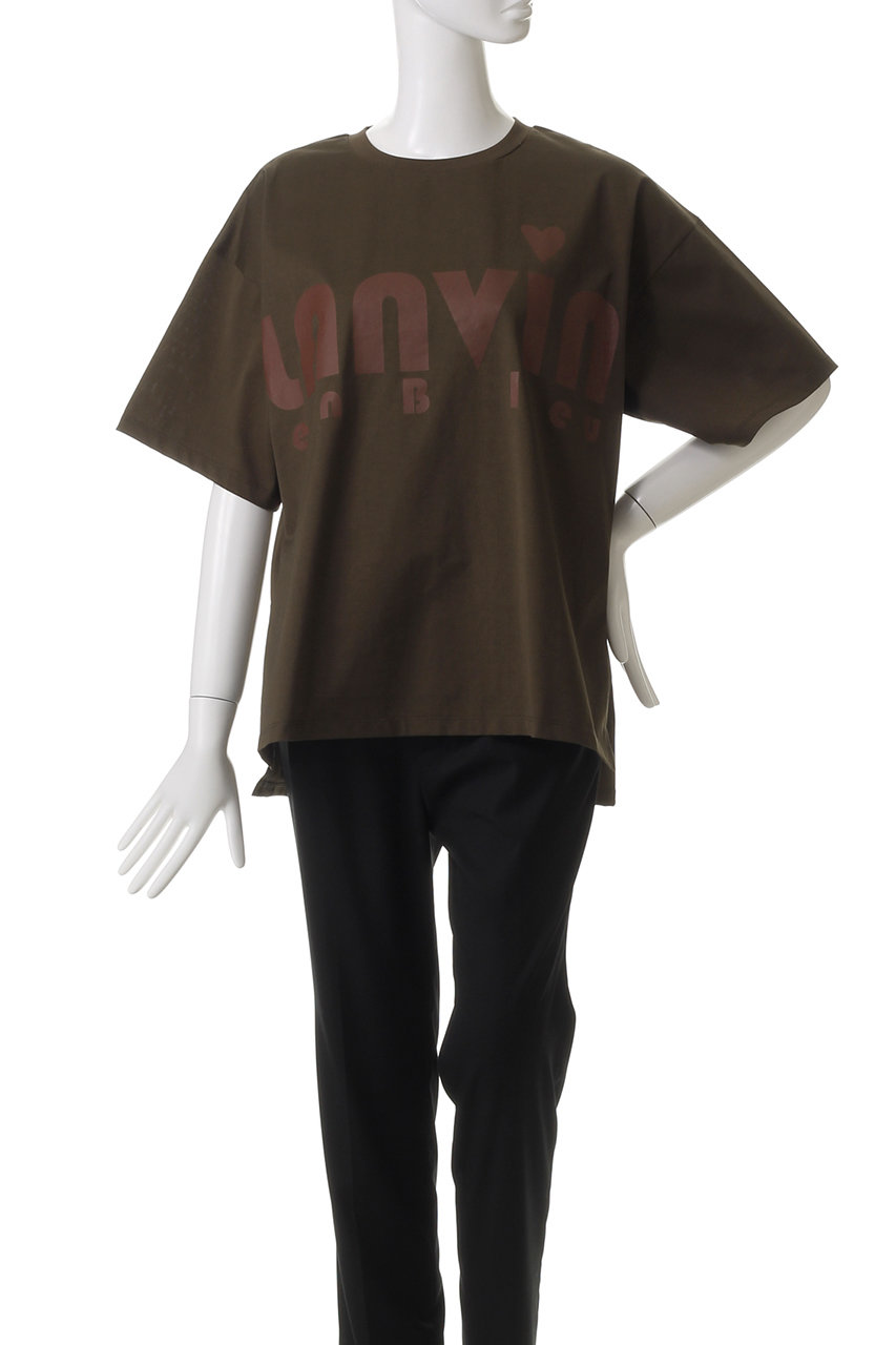 LANVIN en Bleu(ランバン オン ブルー)｜ハートロゴプリントTシャツ