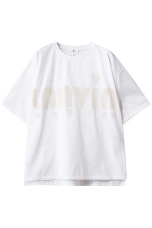 ランバン オン ブルー/LANVIN en BleuのハートロゴプリントＴシャツ(110100/110102)