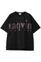 ハートロゴプリントＴシャツ ランバン オン ブルー/LANVIN en Bleu ブラック