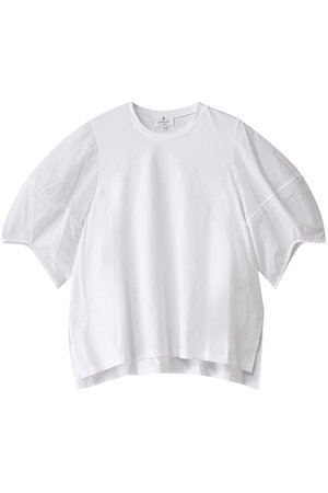 ランバン オン ブルー/LANVIN en Bleuのコクーンスリーブコンビカットソー(110100/110102)