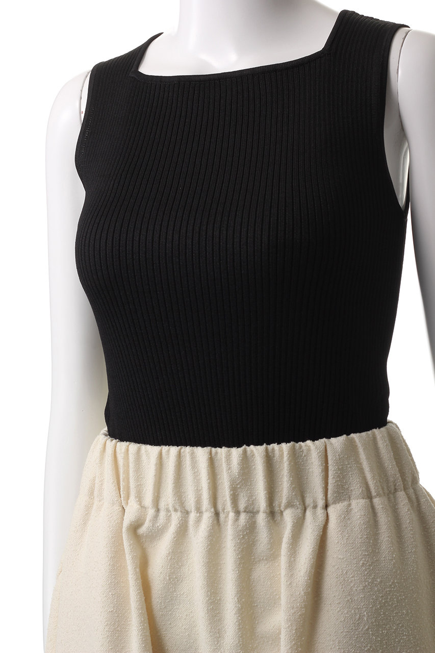 LANVIN en Bleu(ランバン オン ブルー)｜リングツィードニットコンビ