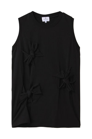 Tシャツ・カットソー LANVIN CROPPED SLEEVELESS TOP Yellow Future Edition T-Shirt by Lanvin on Sale