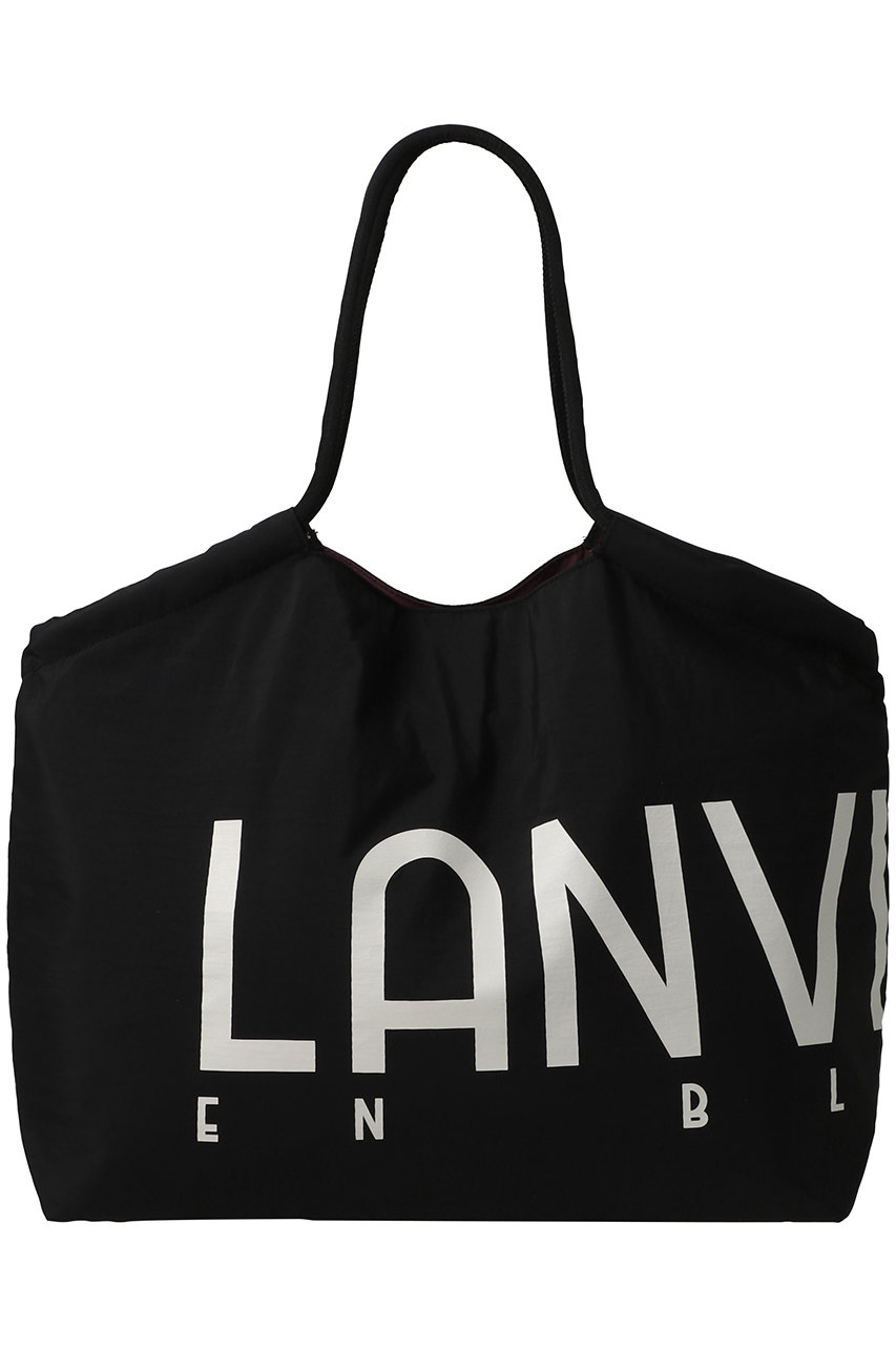 ランバン オン ブルー/LANVIN en Bleuのロゴドロストトートバッグ(ブラック/3564001)