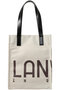 ロゴポリエステルキャンバストートバッグ ランバン オン ブルー/LANVIN en Bleu オフ