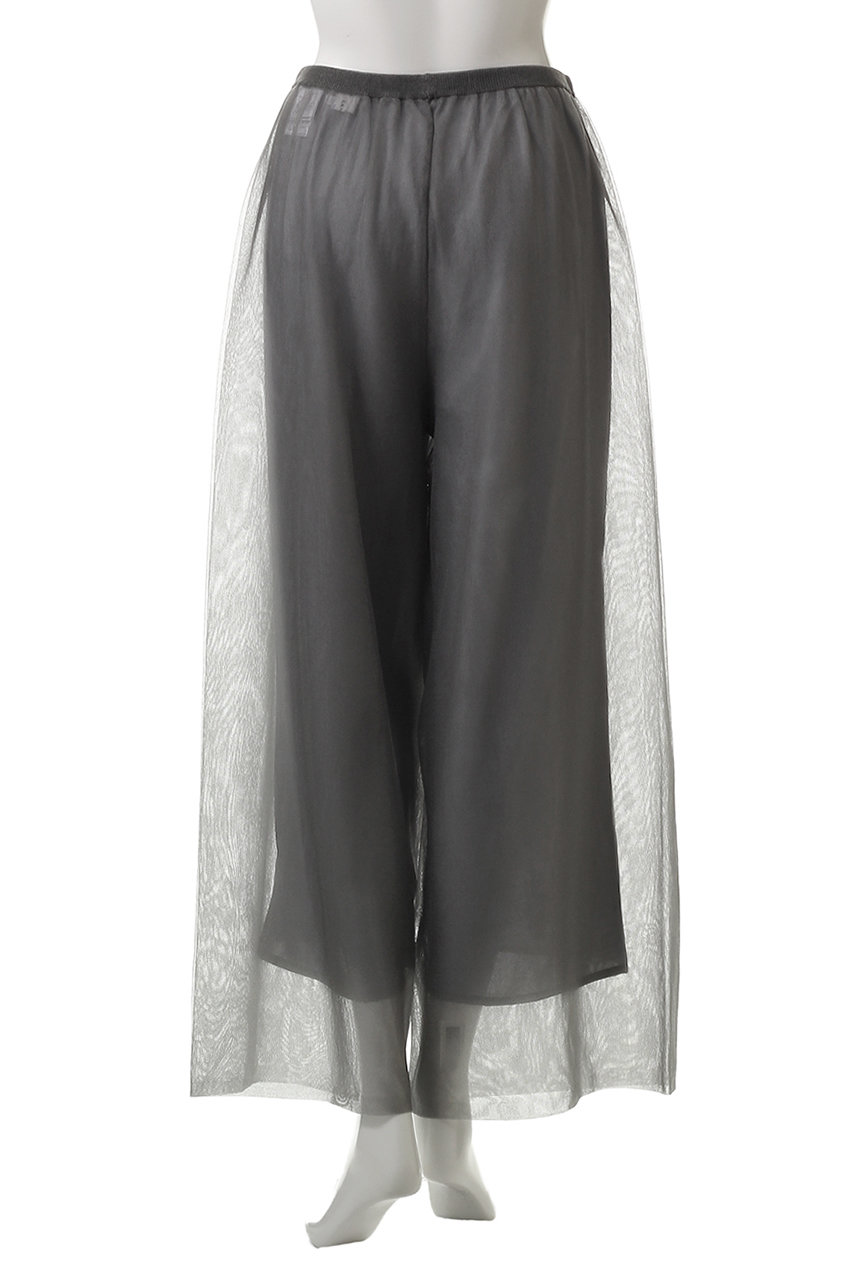 LANVIN en Bleu(ランバン オン ブルー)｜シアーニットパンツ/イエロー