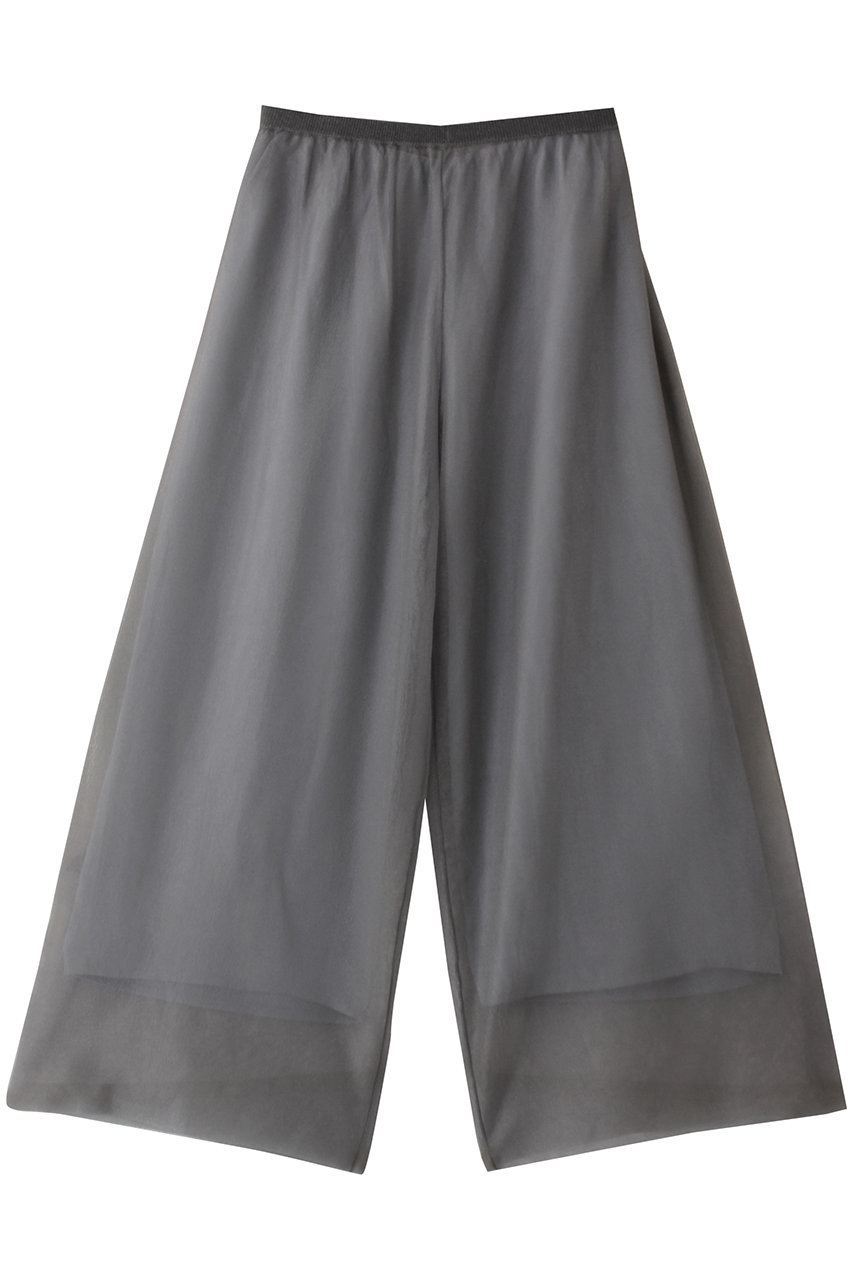 LANVIN en Bleu シアーニットパンツ (チャコールグレー, 38) ランバン オン ブルー ELLE SHOP LANVIN en Bleu シアーニットパンツ (チャコールグレー, 38) ランバン オン ブルー ELLE SHOP