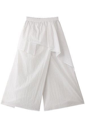 ランバン オン ブルー/LANVIN en Bleuのはっ水ナイロンラッフルパンツ(110600/110601)