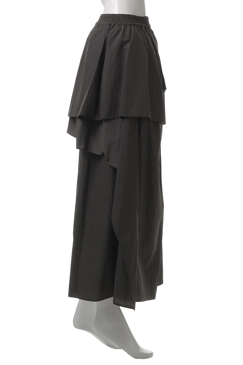 新品 38サイズ定価58300円ランバンオンブルー ストレッチ ラッフル コート LANVIN en Bleu(ランバン オン ブルー)｜はっ水ナイロンラッフルパンツ