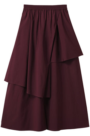 ランバン オン ブルー/LANVIN en Bleuのアシンメトリーレイヤードスカート(110700/110703)