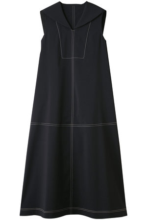 ランバン オン ブルー/LANVIN en Bleuのセーラーカラーフレアワンピース(110500/110503)