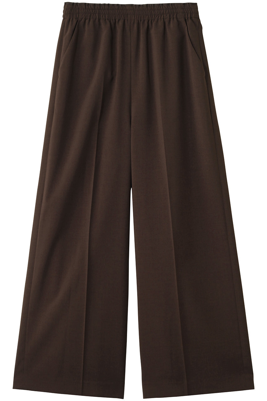 LANVIN en Bleu ドライポリエステルイージーパンツ (ブラウン, 38) ランバン オン ブルー ELLE SHOP LANVIN en Bleu ドライポリエステルイージーパンツ (ブラウン, 38) ランバン オン ブルー ELLE SHOP