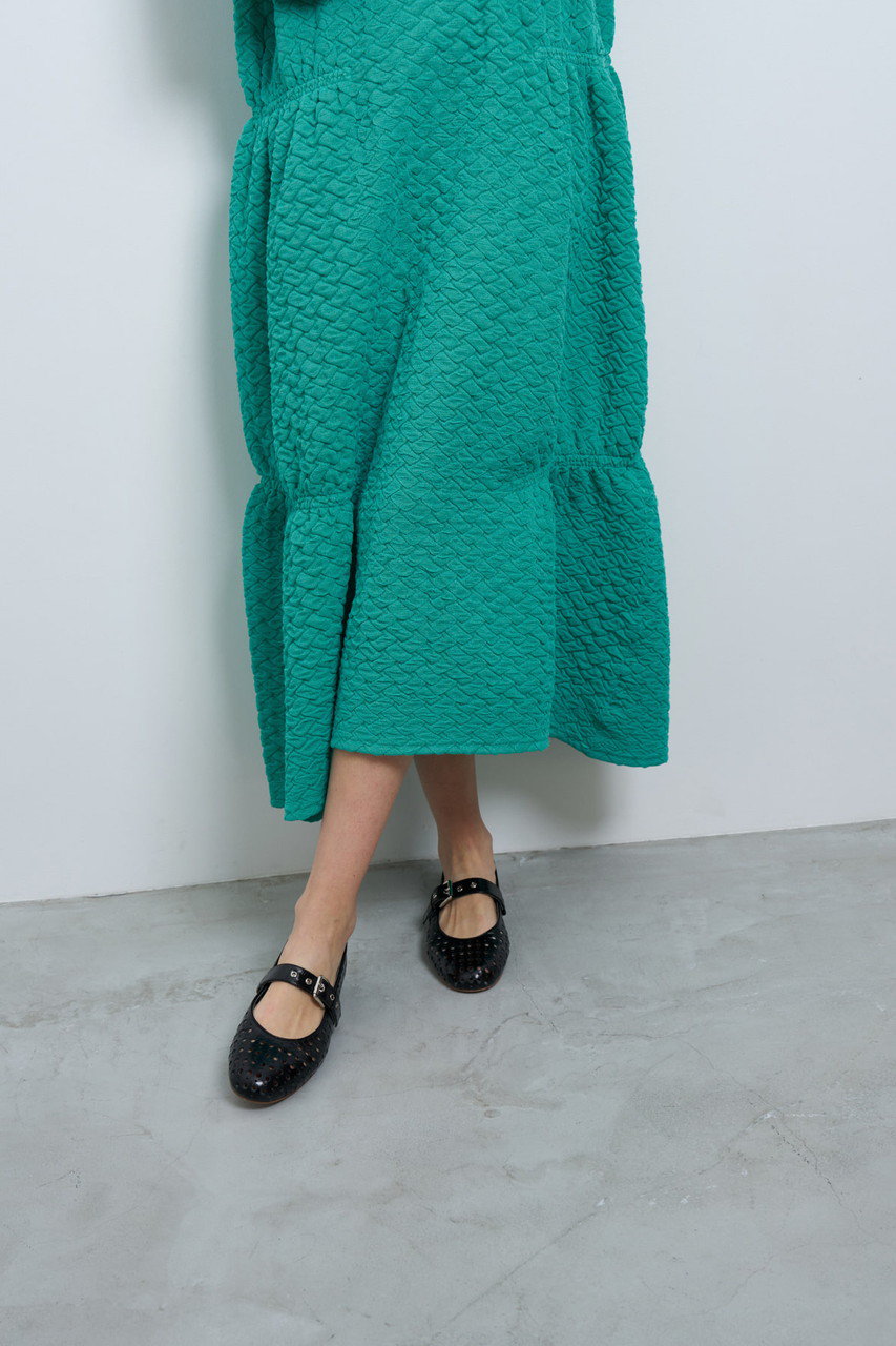 LANVIN en Bleu(ランバン オン ブルー)｜ジャガードニットフレア
