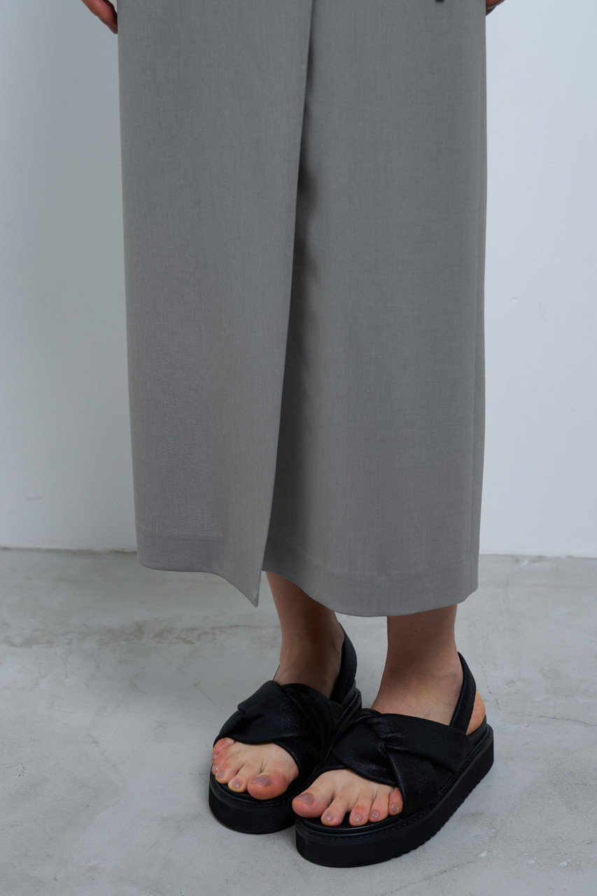 LANVIN paris ランバン wool linen スカート グレー34