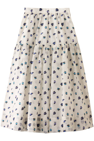 ランバン オン ブルー/LANVIN en Bleuのfleurettezジャガードスカート(110700/110703)