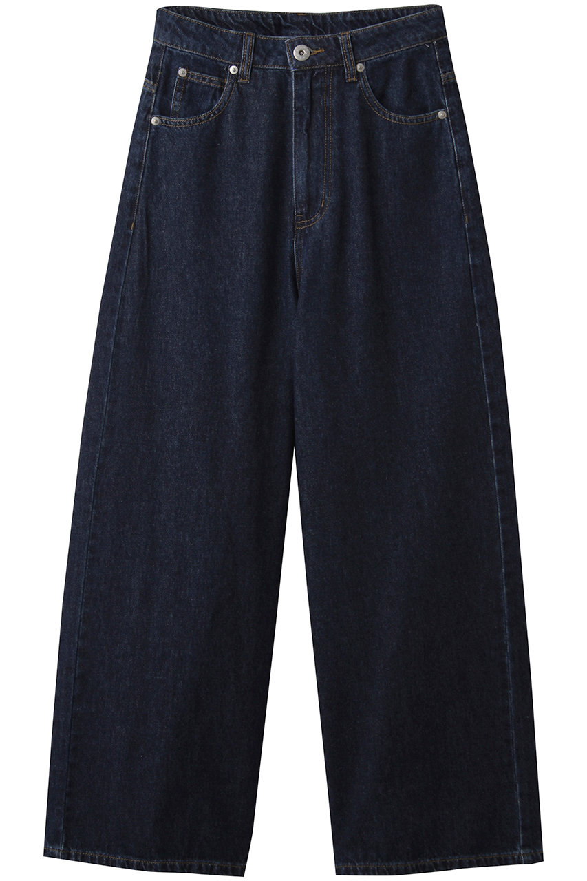 LANVIN en Bleu アジャスターデニムパンツ (ネイビー, 38) ランバン オン ブルー ELLE SHOP LANVIN en Bleu アジャスターデニムパンツ (ネイビー, 38) ランバン オン ブルー ELLE SHOP