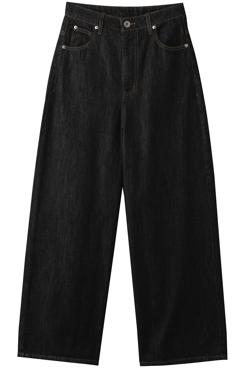 LANVIN en Bleu アジャスターデニムパンツ (ブラック, 36) ランバン オン ブルー ELLE SHOP LANVIN en Bleu アジャスターデニムパンツ (ブラック, 36) ランバン オン ブルー ELLE SHOP