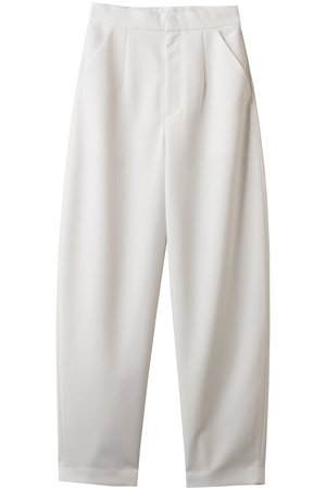 ランバン オン ブルー/LANVIN en Bleuのポリエステルコクーンテーパードパンツ(110600/110601)