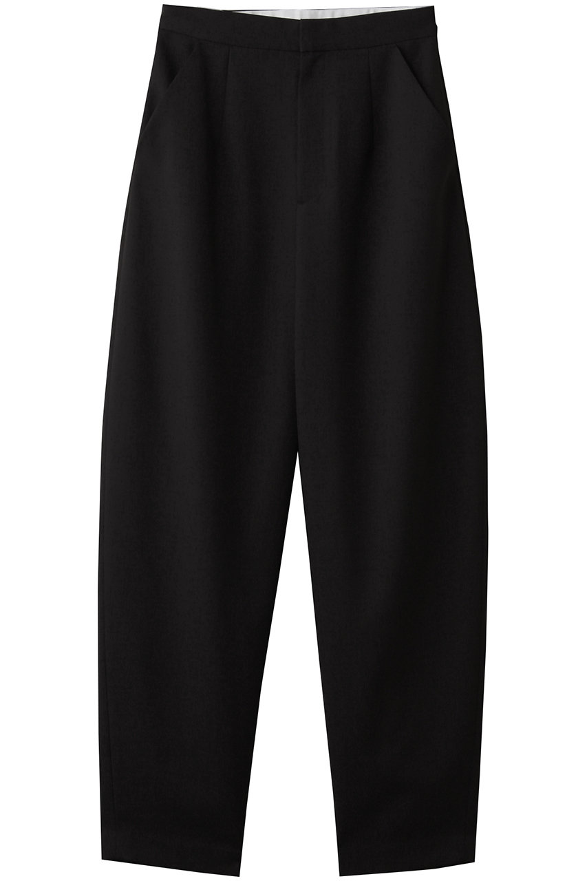 LANVIN en Bleu ポリエステルコクーンテーパードパンツ (ブラック, 38) ランバン オン ブルー ELLE SHOP LANVIN en Bleu ポリエステルコクーンテーパードパンツ (ブラック, 38) ランバン オン ブルー ELLE SHOP