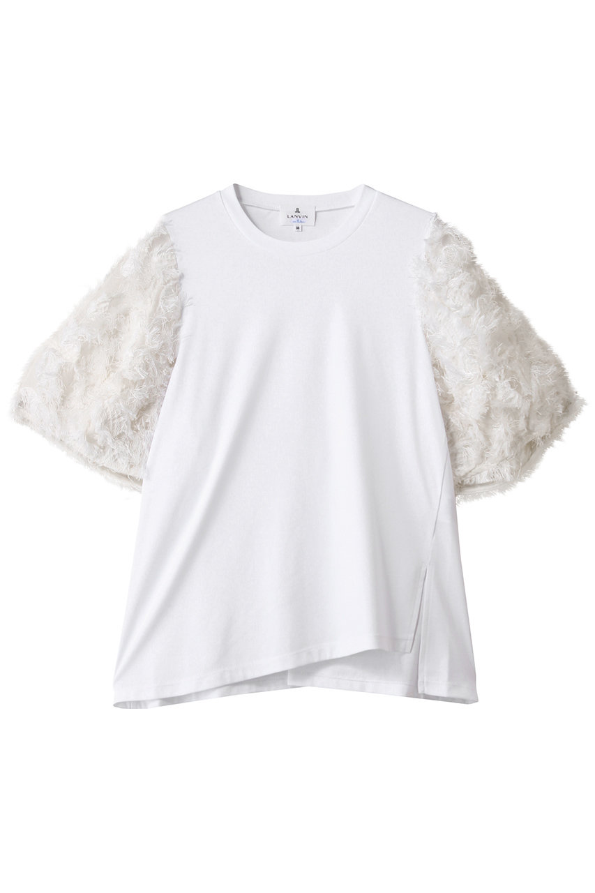 LANVIN en Bleu ロングカットジャガードコンビカットソー (オフ, 38) ランバン オン ブルー ELLE SHOP LANVIN en Bleu ロングカットジャガードコンビカットソー (オフ, 38) ランバン オン ブルー ELLE SHOP