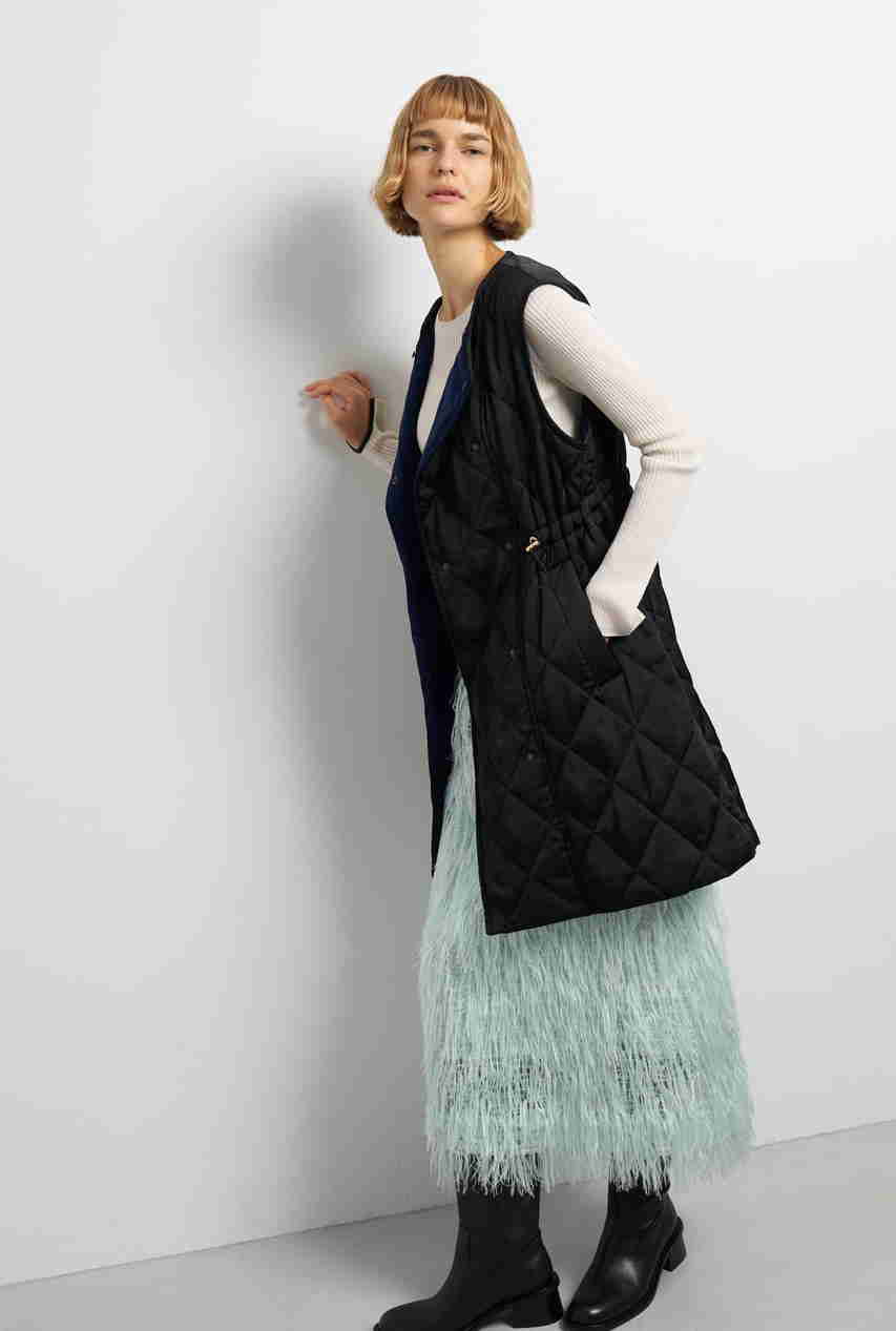 【美品】LANVIN en Blue 山羊革 キルティング ジャケット濃茶38 LANVIN en Bleu(ランバン オン ブルー)｜【予約販売】ビッグ