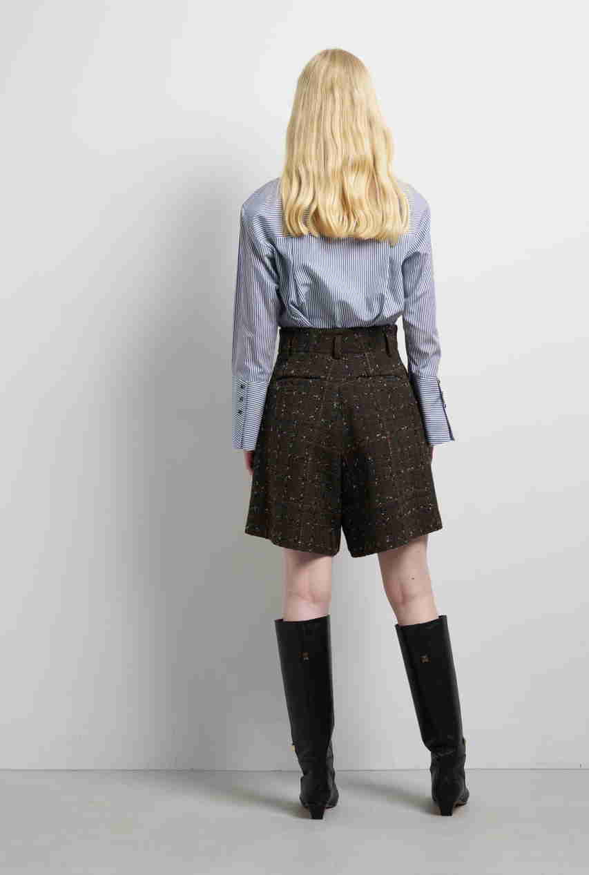 LANVIN en Bleu(ランバン オン ブルー)｜ツイードメルトン ショート