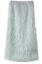 フェザージャガードレイヤードスカート ランバン オン ブルー/LANVIN en Bleu ライトグリーン