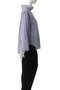 スタンドカラープルオーバーブラウス ランバン オン ブルー/LANVIN en Bleu