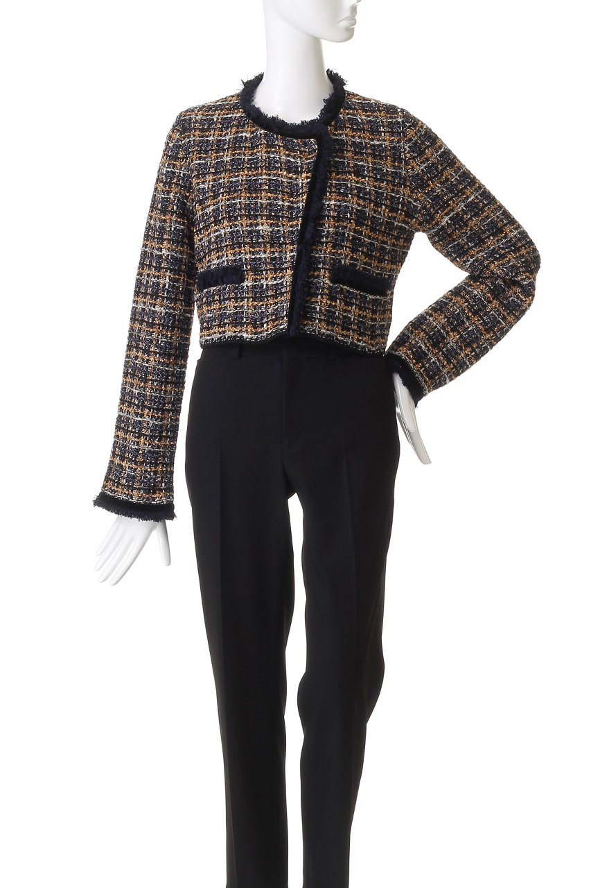 LANVIN en Bleu(ランバン オン ブルー)｜ニットツイードジャケット