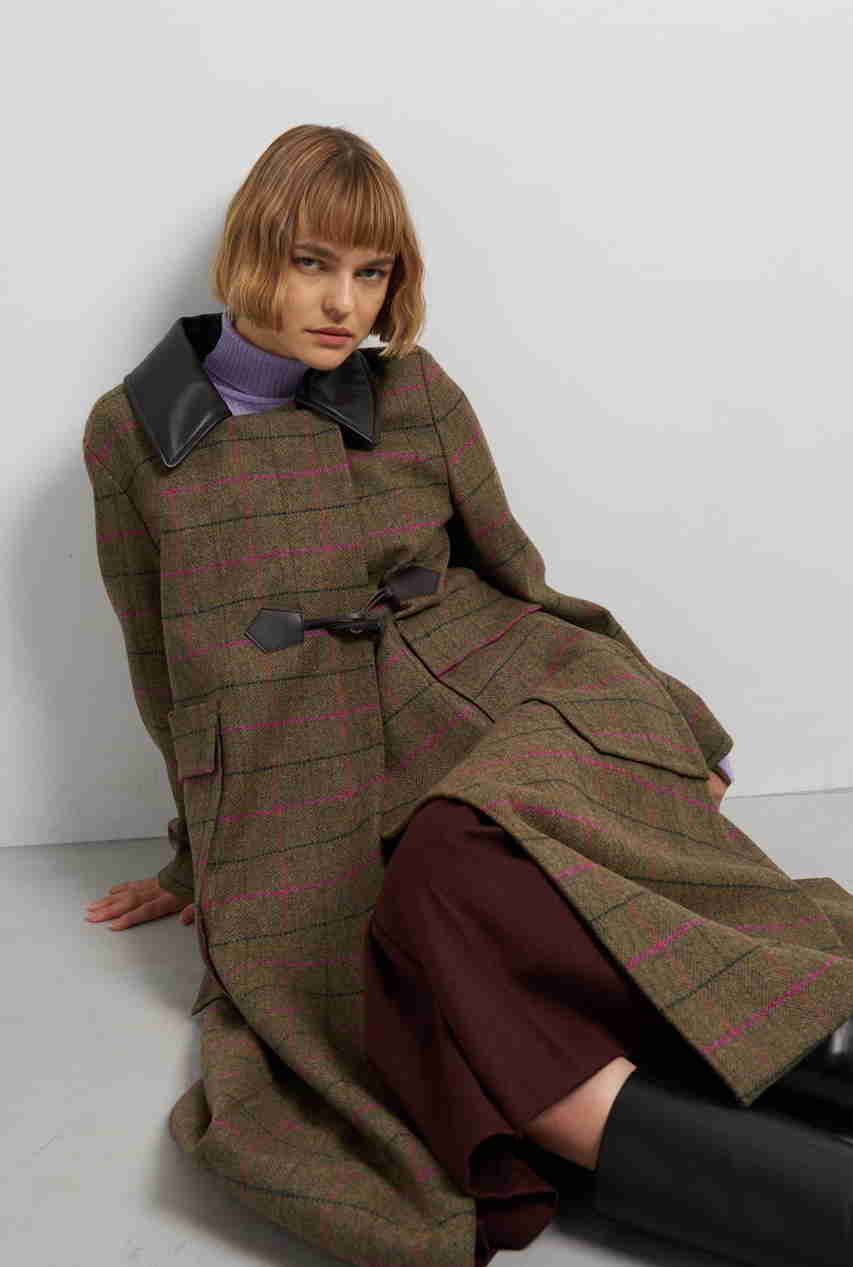 ぴょんたさま専用ですLANVIN ツイード ロングコート ぴょんたさま専用ですLANVIN ツイード ロングコート - メルカリ