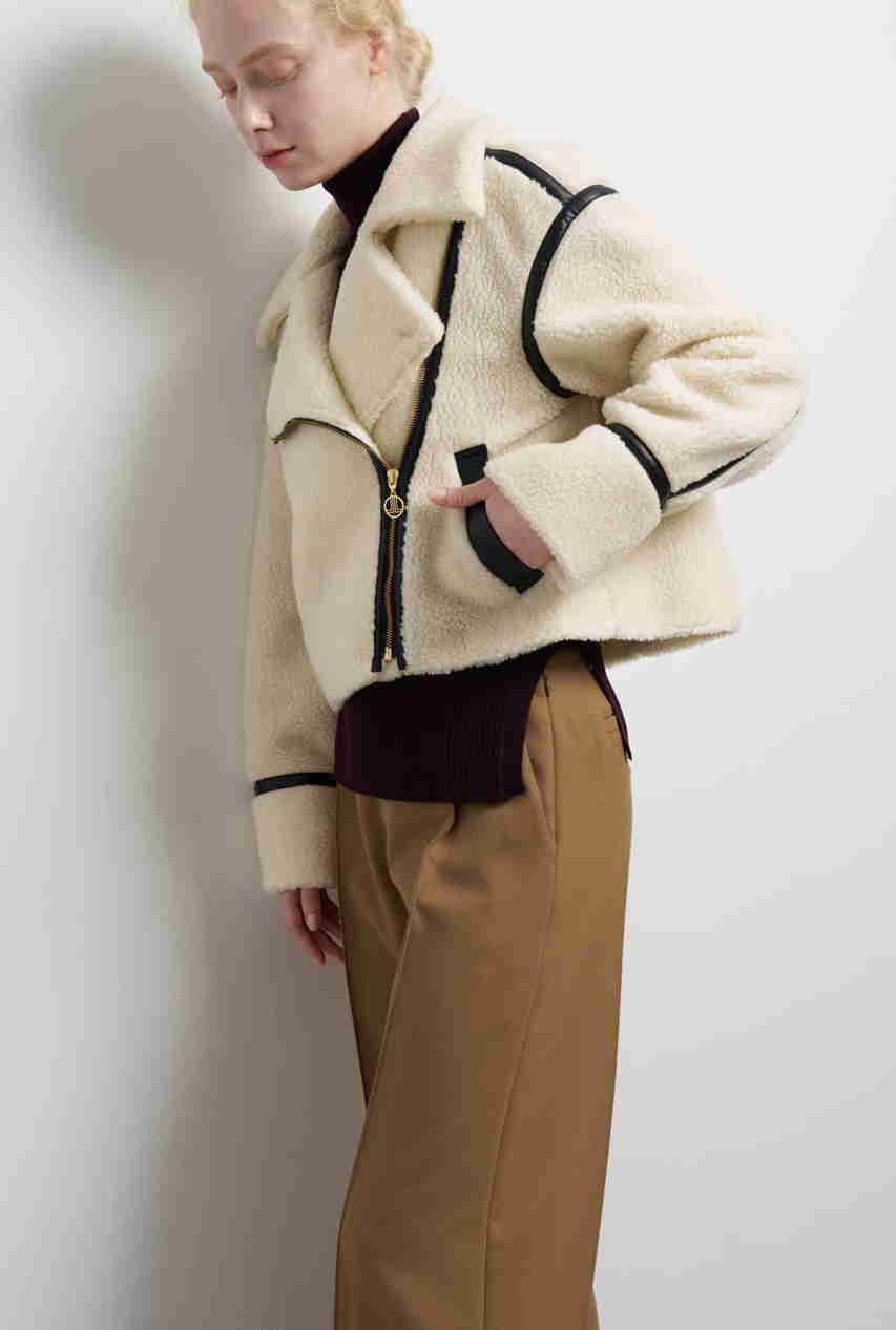 LANVIN en Bleu - LANVINenBleuランバンオンブルー☆本皮ライダースジャケット LANVIN en Bleu - LANVINenBleuランバンオンブルー☆本皮